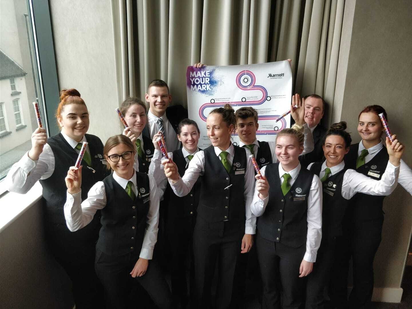 Hotel service staff uniforms