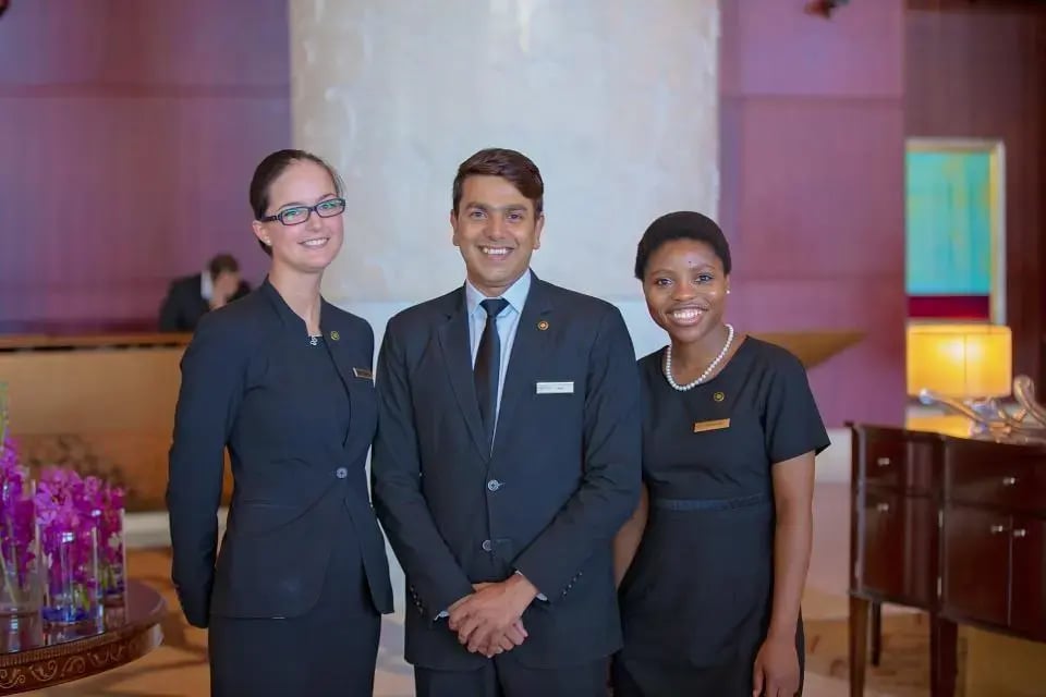 Hotel staff uniforms